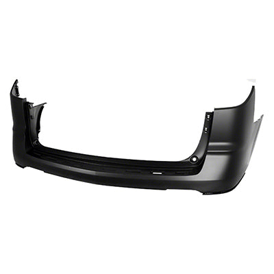 1114 | 2013-2017 CHEVROLET TRAVERSE Rear bumper cover upper w/o Rear Object Sensors; prime | GM1114104|23328095