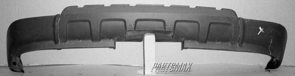 2860 | 2010-2015 CHEVROLET EQUINOX Rear bumper valance panel LT|LTZ; w/Object Sensor; w/o Dual Exh | GM1195119|20806973