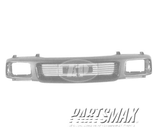 860 | 1994-1997 GMC SONOMA Grille assy SL; gray | GM1200344|15647631