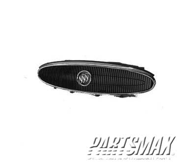 860 | 2005-2007 BUICK LACROSSE Grille assy all | GM1200561|15792436