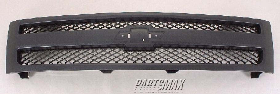 1200 | 2012-2013 CHEVROLET SILVERADO 1500 Grille assy HYBRID; Black | GM1200578|22829433
