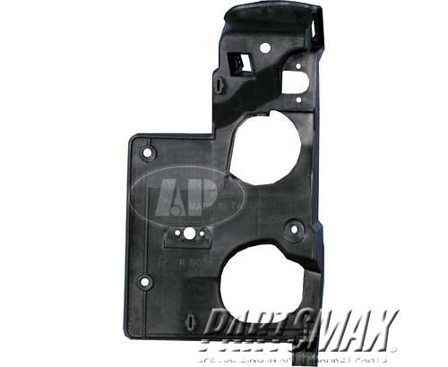 1221 | 1985-2005 GMC SAFARI Headlamp mounting panel w/composite headlamps; right side | GM1221112|16518494