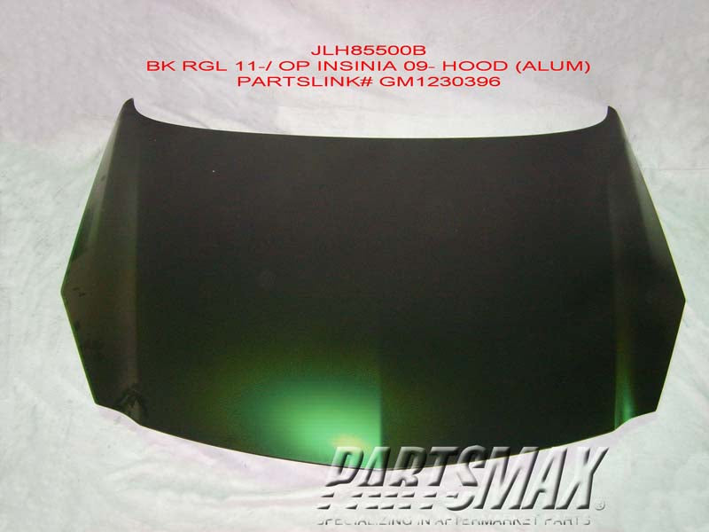 10 | 2011-2011 BUICK REGAL Hood panel assy | GM1230396|20989165