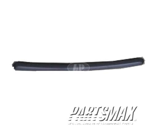 1235 | 2007-2013 GMC SIERRA 1500 Hood panel molding black | GM1235110|10385157