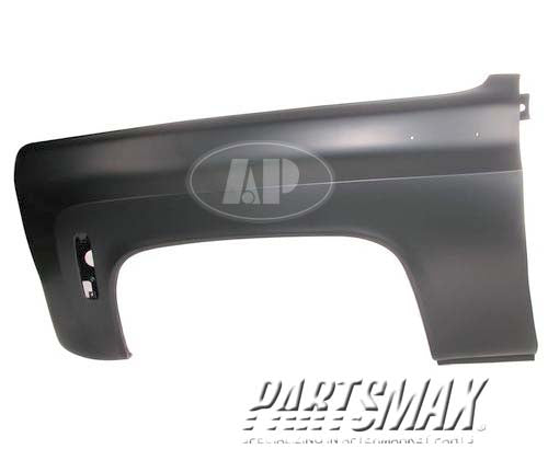 1240 | 1973-1974 GMC K25/K2500 PICKUP LT Front fender assy all | GM1240124|14031989
