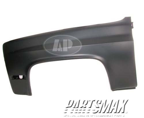 1240 | 1987-1989 GMC R2500 LT Front fender assy R/V | GM1240131|15614467