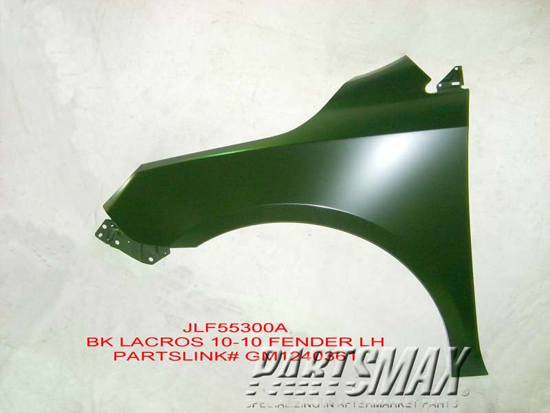 1240 | 2010-2010 BUICK ALLURE LT Front fender assy | GM1240361|25966615