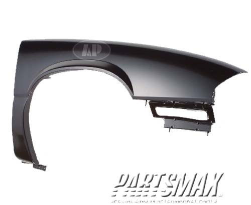 1241 | 1990-1996 PONTIAC GRAND PRIX RT Front fender assy 4dr sedan | GM1241246|12399086