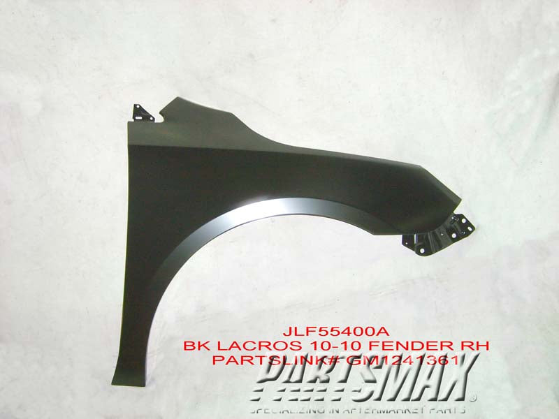 1241 | 2010-2013 BUICK LACROSSE RT Front fender assy | GM1241361|25966616