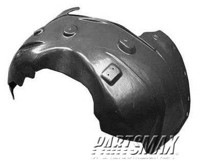 140 | 2008-2013 CHEVROLET TAHOE RT Front fender inner panel HYBRID | GM1249202|22860092