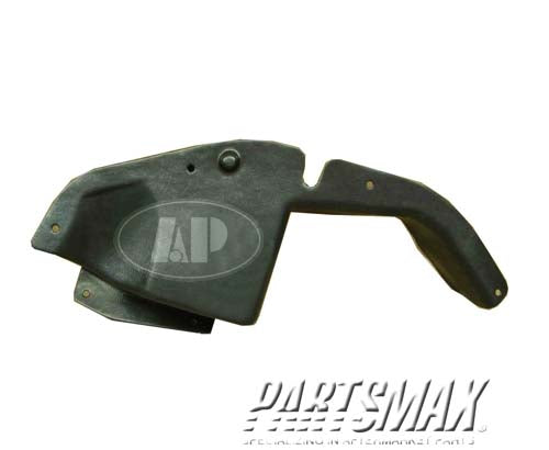 1250 | 2005-2009 CHEVROLET EQUINOX LT Front fender splash shield | GM1250140|22624531