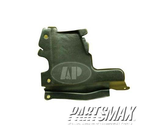 1250 | 1999-2004 OLDSMOBILE ALERO LT Front fender splash shield A/T; Side Splash Shield | GM1250142|22654879