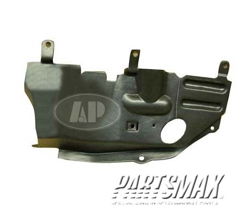 1251 | 1999-2004 OLDSMOBILE ALERO RT Front fender splash shield M/T; A/T; Side Splash Shield | GM1251137|22654880