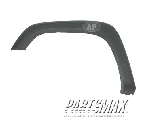 1268 | 2004-2012 GMC CANYON LT Front fender flare w/o Xtreme Model; w/Off Road Pkg; RPO-Z71; Large Flare; Gray | GM1268107|15137801
