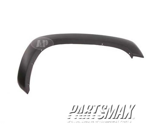 1269 | 2001-2005 GMC YUKON RT Front fender flare textured finish; black | GM1269103|10374850