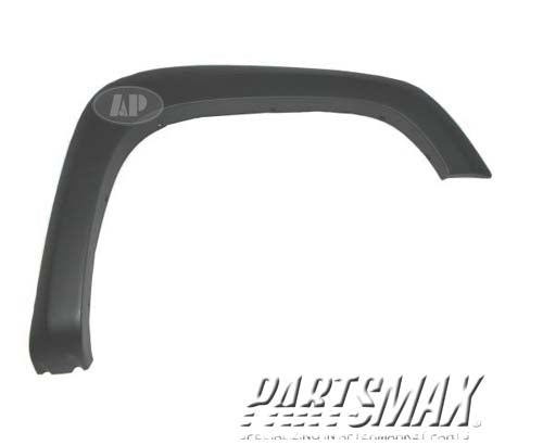 1269 | 2004-2012 GMC CANYON RT Front fender flare w/o Xtreme Model; w/Off Road Pkg; RPO-Z71; Large Flare; Gray | GM1269107|15137802
