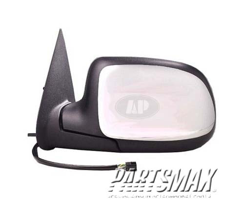 1320 | 1999-2000 GMC SIERRA 1500 LT Mirror outside rear view standard style; power remote; heated; bright | GM1320173|15179829