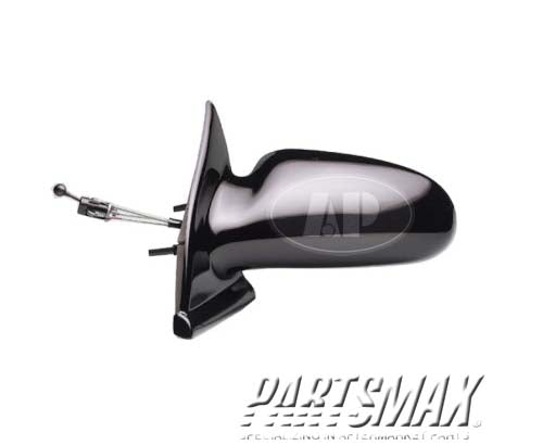 1320 | 1996-2001 SATURN SW2 LT Mirror outside rear view manual remote | GM1320184|21170589