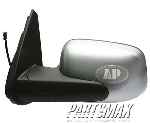 1320 | 2006-2011 CHEVROLET HHR LT Mirror outside rear view Satin Chrome | GM1320369|25848555