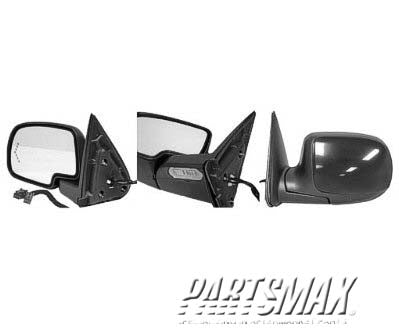 1320 | 2003-2006 CHEVROLET AVALANCHE 1500 LT Mirror outside rear view Heated; w/Signal Lamps; w/Memory; w/P/Lamp; w/Light Sensitive; Pwr-Fold | GM1320373|88980721