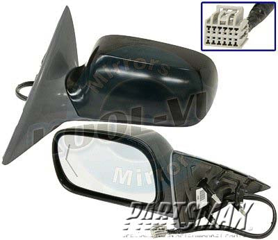 1320 | 2006-2008 CADILLAC DTS LT Mirror outside rear view Power; Heated; w/Turn Signal; w/o Auto Dimming; w/o Memory | GM1320374|25823077