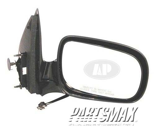 1321 | 1999-2005 PONTIAC MONTANA RT Mirror outside rear view heated power remote | GM1321242|15935752
