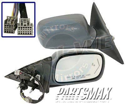 1321 | 2006-2008 CADILLAC DTS RT Mirror outside rear view Power; Heated; w/Turn Signal; w/o Dimming; w/Memory; w/Power Folding; w/BSD | GM1321371|25823068