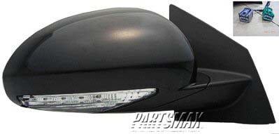 1321 | 2008-2015 BUICK ENCLAVE RT Mirror outside rear view w/Memory; Power Fold Mirrors | GM1321379|25867059