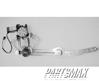 1351 | 1988-2000 CHEVROLET C2500 RT Front door glass regulator C/K; power; includes motor | GM1351103|22071948