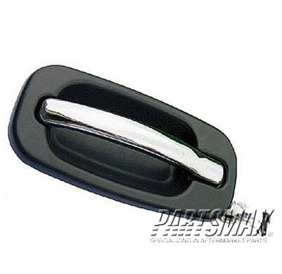 1521 | 2002-2006 CADILLAC ESCALADE EXT RT Rear door handle outer Black | GM1521142|15745140