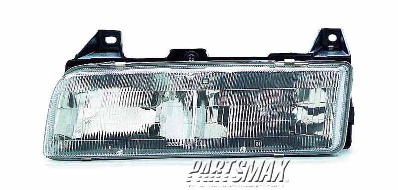 2502 | 1989-1996 CHEVROLET BERETTA LT Headlamp assy composite all | GM2502110|16515225
