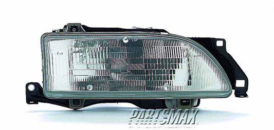 2502 | 1989-1992 GEO PRIZM LT Headlamp assy composite all | GM2502115|94848876