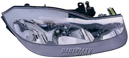 2502 | 2001-2002 SATURN SC1 LT Headlamp assy composite all | GM2502216|21124747