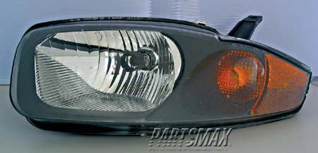 2502 | 2003-2005 CHEVROLET CAVALIER LT Headlamp assy composite combination lamp | GM2502221|22707274