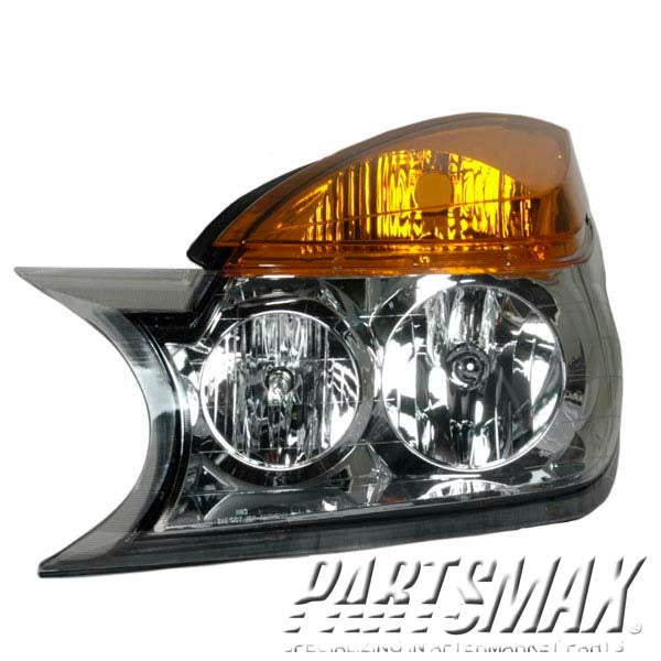 1150 | 2002-2003 BUICK RENDEZVOUS LT Headlamp assy composite w/o applique; paint to match | GM2502226|12335569