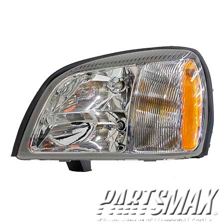 1150 | 2004-2005 CADILLAC DEVILLE LT Headlamp assy composite all; Complete Assy | GM2502240|19245433