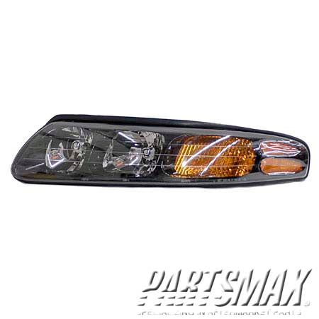2502 | 2003-2005 PONTIAC BONNEVILLE LT Headlamp assy composite SE/SLE/SSEI; from 9-2-03 | GM2502259|19245096