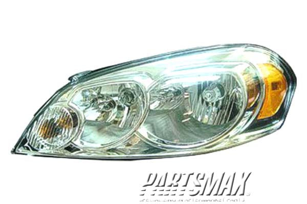 2502 | 2014-2016 CHEVROLET IMPALA LIMITED LT Headlamp assy composite all | GM2502261|25958359