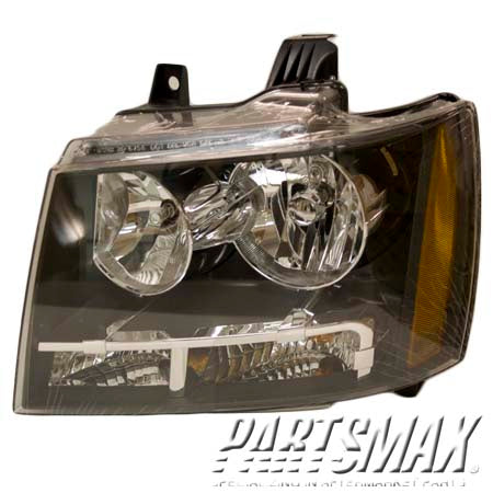 2502 | 2008-2013 CHEVROLET TAHOE LT Headlamp assy composite HYBRID | GM2502263|22853025