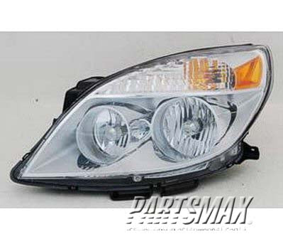2502 | 2007-2007 SATURN AURA LT Headlamp assy composite To 4-11-07 | GM2502305|25818866