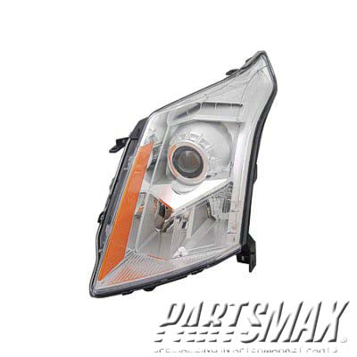 2502 | 2010-2013 CADILLAC SRX LT Headlamp assy composite Halogen | GM2502345|22853872