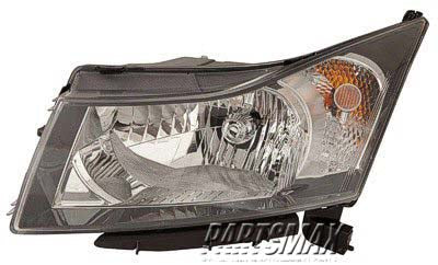 2502 | 2012-2015 CHEVROLET CRUZE LT Headlamp assy composite 2nd Design | GM2502361|95291963