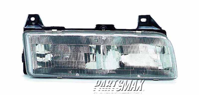 2503 | 1989-1996 CHEVROLET BERETTA RT Headlamp assy composite all | GM2503112|16515226