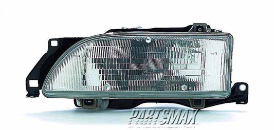 2503 | 1989-1992 GEO PRIZM RT Headlamp assy composite all | GM2503117|94845901