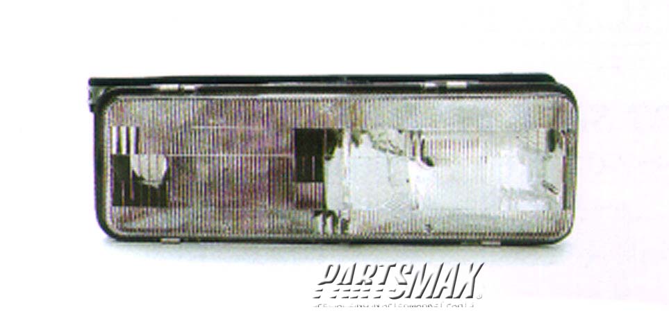 2503 | 1988-1996 BUICK REGAL RT Headlamp assy composite 2dr coupe | GM2503150|16521824
