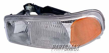 2503 | 1999-2006 GMC SIERRA 1500 RT Headlamp assy composite except C3 or Denali | GM2503188|15850352
