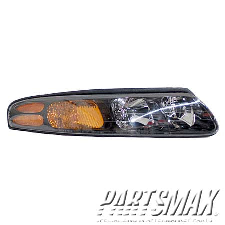 2503 | 2003-2005 PONTIAC BONNEVILLE RT Headlamp assy composite SE/SLE/SSEI; from 9-2-03 | GM2503259|10368522