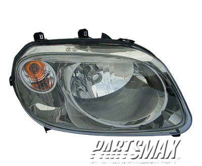 2503 | 2007-2010 CHEVROLET HHR RT Headlamp assy composite w/RPO-B2E | GM2503321|15943817