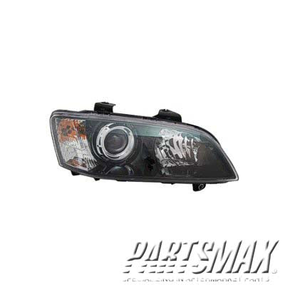 2503 | 2008-2009 PONTIAC G8 RT Headlamp assy composite  | GM2503328|92224813