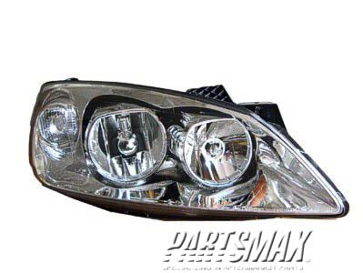 2503 | 2009-2010 PONTIAC G6 RT Headlamp assy composite GT; w/CTF Pkg | GM2503355|20787974